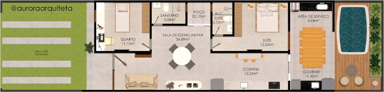 Casa à venda com 2 quartos, 96m² - Foto 3