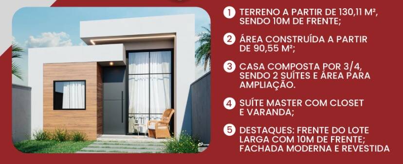 Casa à venda com 3 quartos, 110m² - Foto 1